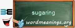 WordMeaning blackboard for sugaring